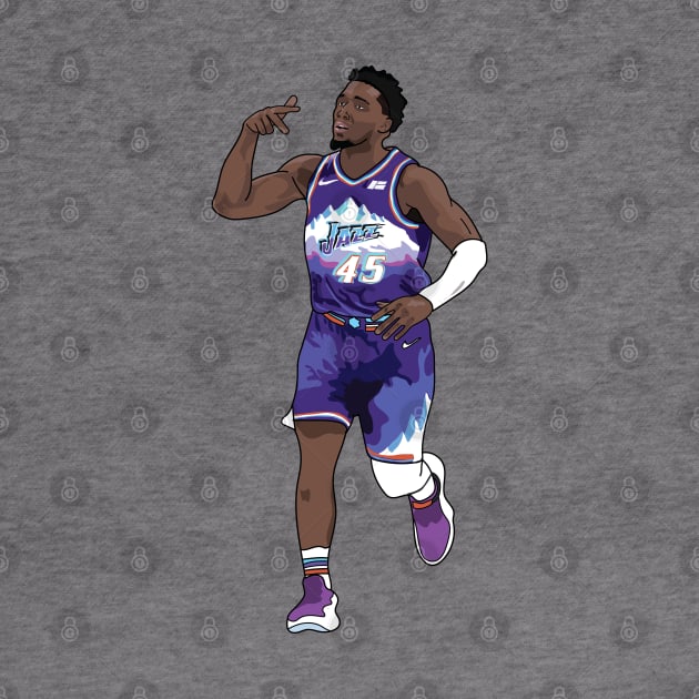 Donovan Mitchell - Utah Jazz by xavierjfong